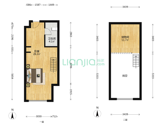 大悦·E魔方 1室0厅1卫 50平方