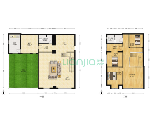 金雁苑 4室2厅2卫 210平方