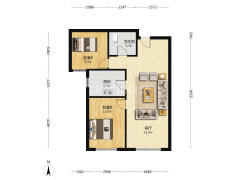 房本满二，全天采光，业主诚意出售-涿州鸿坤理想湾南区户型图