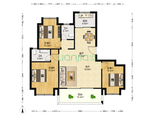 南通长江印房价怎么样长江印房源户型图小区车位交通地址详情分析