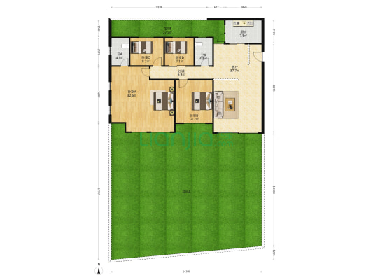 高明碧桂园一期 4室1厅2卫 151平方