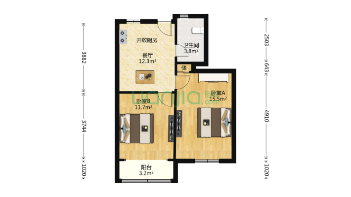 农林小区二手房实景图