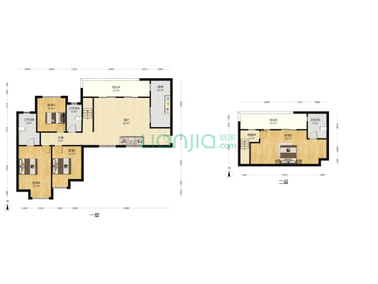 广汇御园二期B区 4室1厅3卫 192平方