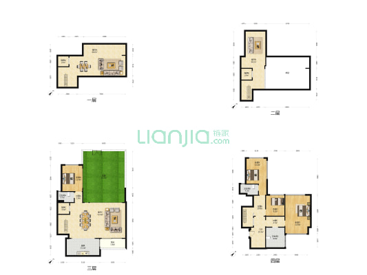 华发统建锦江大院 4室3厅3卫 301平方
