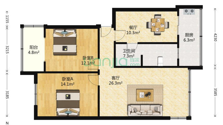 东胜街5号二手房实景图