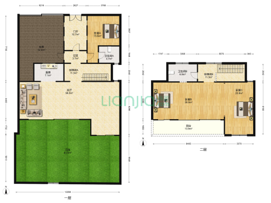 十里风荷 3室1厅2卫 132平方