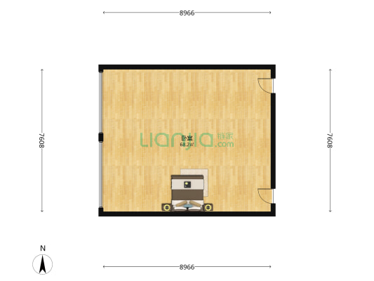 双铁韵城 1室0厅0卫 98平方