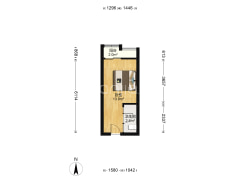 高新区尖顶坡住宅小户型安心卖 看房方便带装修-重庆龙湖U城听蓝湾户型图