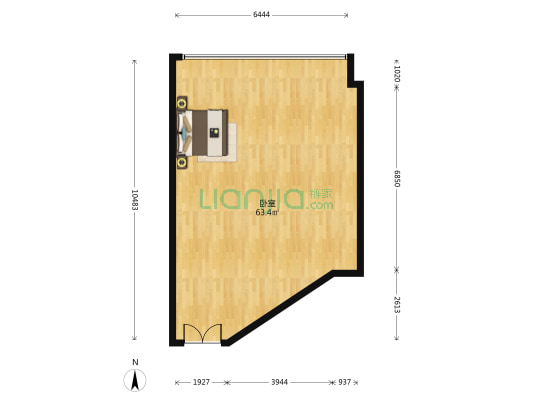 杰瑞·橙色科技大厦 1室0厅0卫 94平方