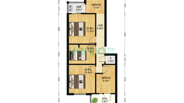 国税局宿舍二手房实景图