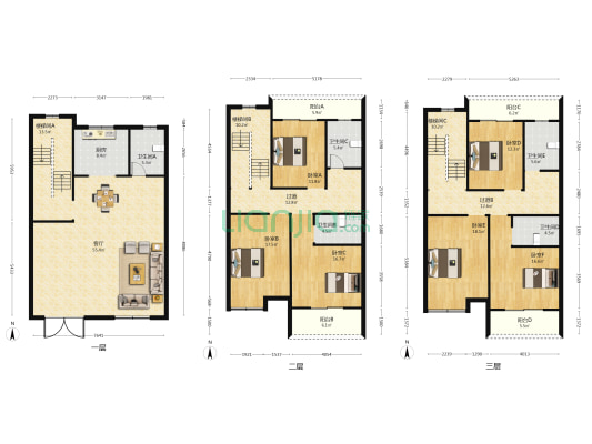 臻园 6室1厅5卫 371平方