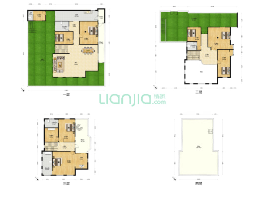 青青山庄 8室1厅5卫 328平方