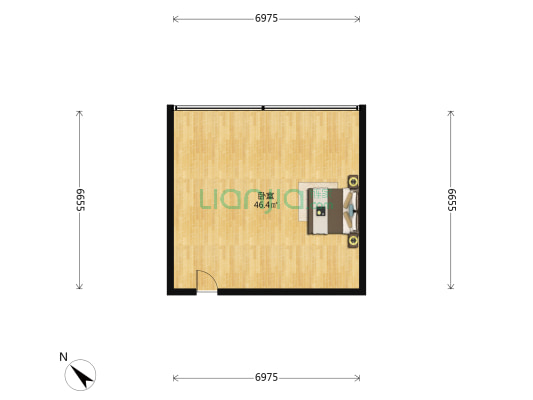 信德大厦 1室0厅0卫 73平方