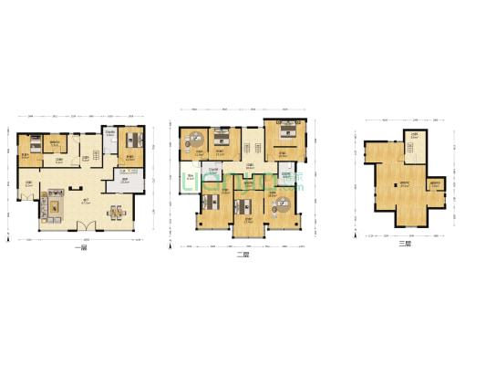 国际村 8室1厅3卫 264平方