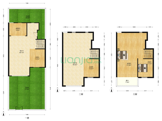 龙湖紫云台2.0 4室2厅0卫 167平方