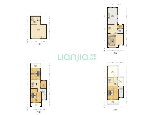 嘉利华府庄园八区 4室1厅3卫 200平方