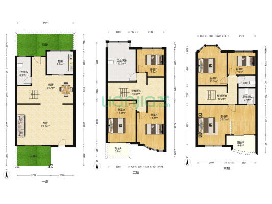 英国会 6室2厅4卫 268平方