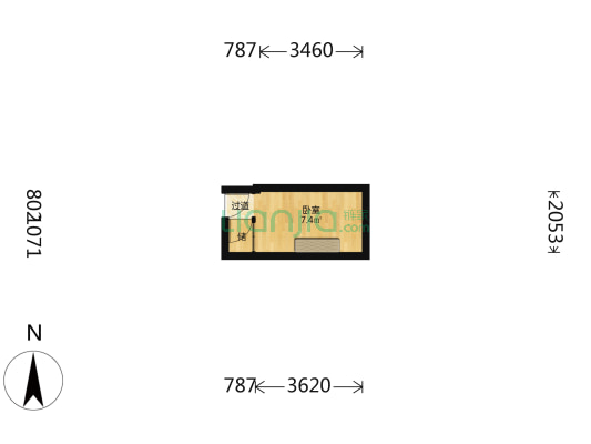 九湾胡同 1室0厅0卫 9平方