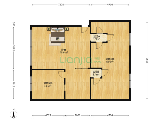 汇利花园 1室0厅0卫 147平方
