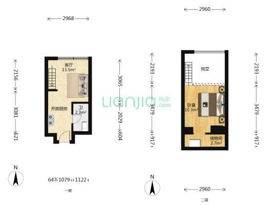 地铁万科杭行道 1室1厅1卫 26平方