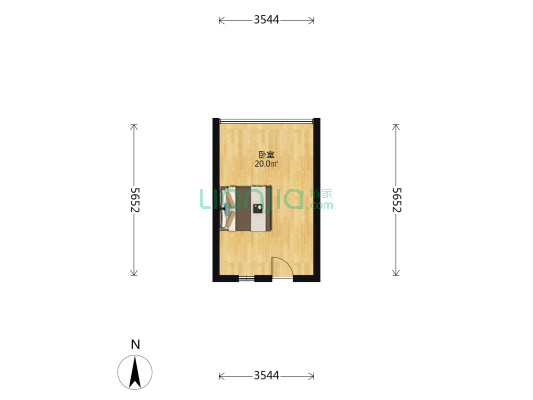 东湖城拾光 1室0厅0卫 35平方