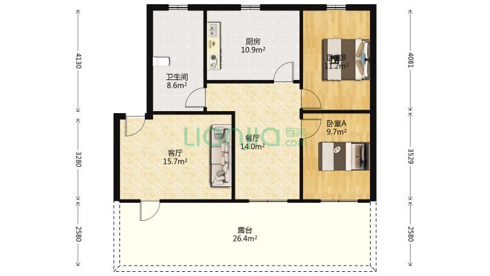 涿州市医院家属院南区二手房实景图