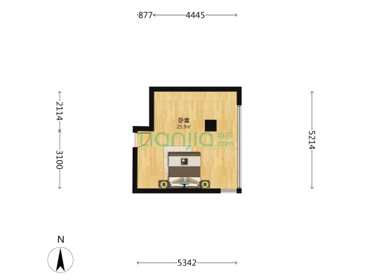 万晟第一区 1室0厅0卫 66平方