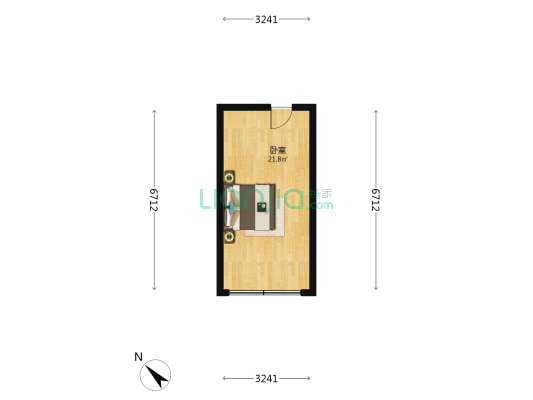 中化润达丰滨江樾城 1室0厅0卫 35平方