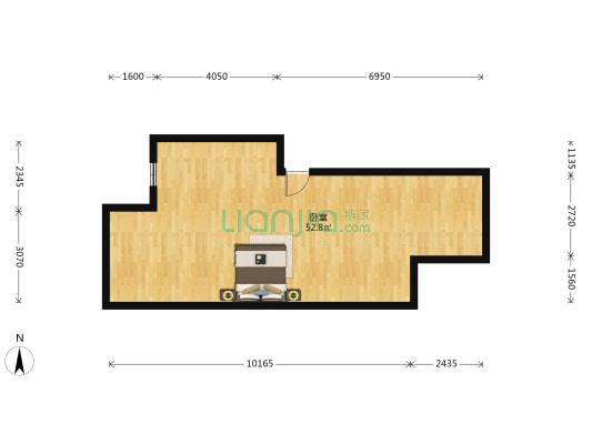 老报社大院 1室0厅0卫 55平方