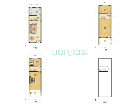 前进里 4室1厅1卫 156平方