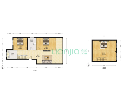 南苑小区 3室1厅1卫 131平方