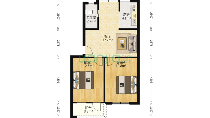 西南石油局南宁葛村路小区二手房实景图