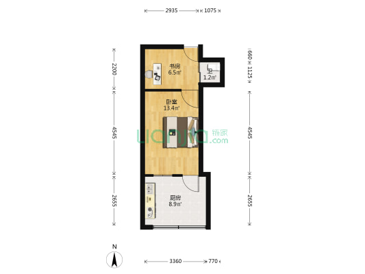 望江东路 2室0厅1卫 27平方