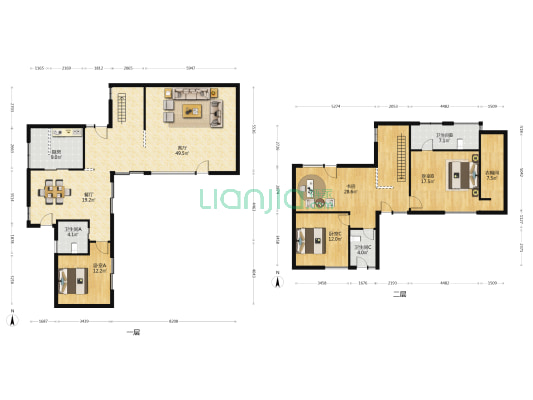新浦江城(江桦路199弄) 4室2厅3卫 202平方
