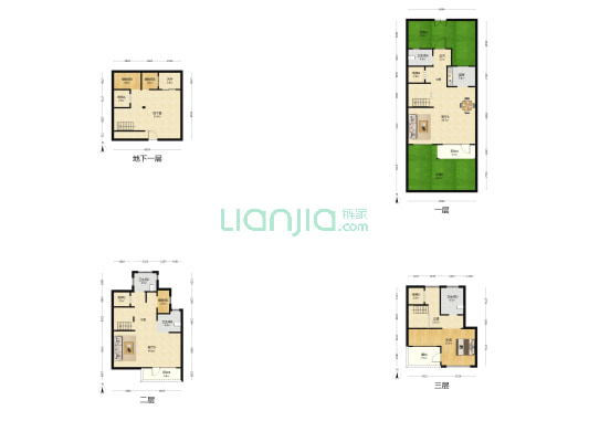绿城无锡桃花源 1室2厅4卫 237平方