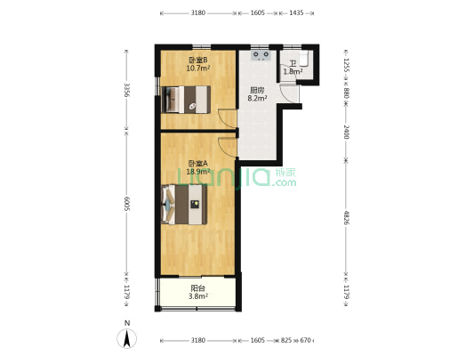仙霞路133弄 2室0厅1卫 54平方