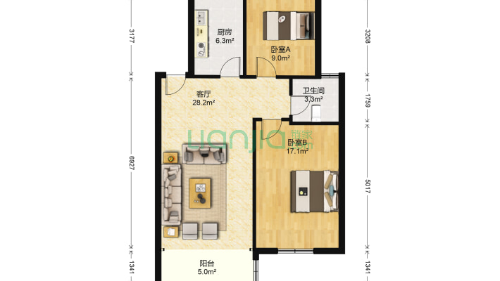 海沙新村二手房实景图