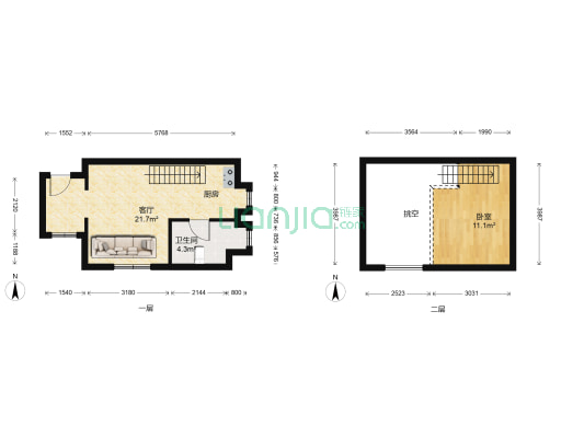 首尔甜城·方立方 1室1厅1卫 40平方