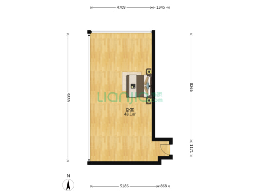 蓝山CBD 1室0厅0卫 82平方