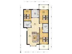 二康医院旁 绿茵小区正规三居 中间楼层 房本满-涿州绿茵家园户型图