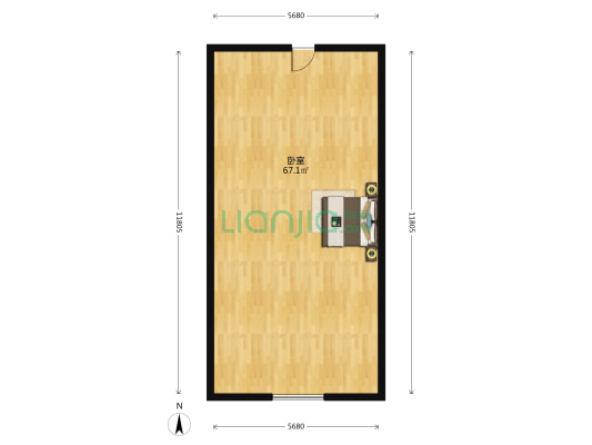 迎春路92号 1室0厅0卫 58平方