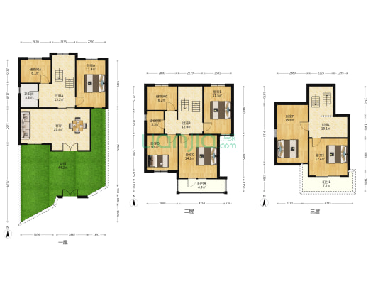 纺装新村 6室1厅1卫 155平方