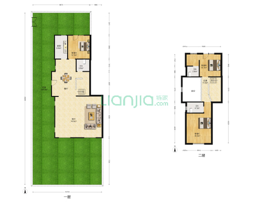高新君園 3室1厅3卫 247平方