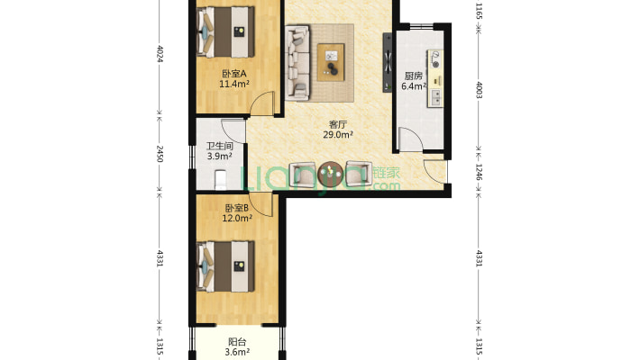 山铝体育馆小区二手房实景图
