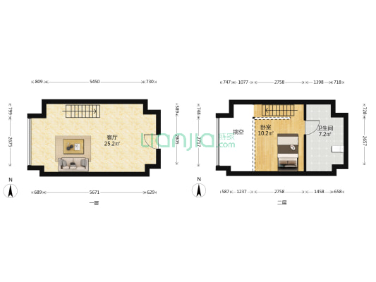 山钢东部新天地 1室1厅1卫 42平方