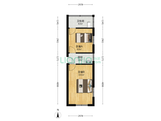朱彭巷 2室0厅1卫 39平方