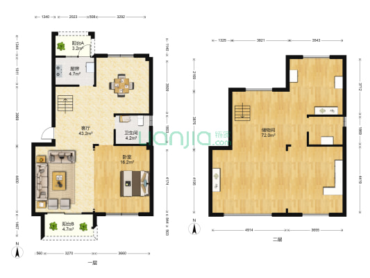 金嘉名筑 1室1厅1卫 141平方