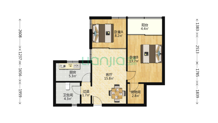 兰侨大厦二手房实景图