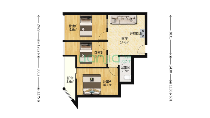 红玫瑰大厦二手房实景图
