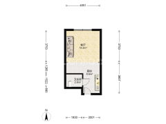 房子的地理位置比较好，出租比较方便，办公自住都合适-涿州同善园银座户型图